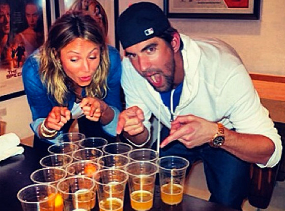 Stacy Keibler, Michael Phelps Stacy Keibler, Michael Phelps